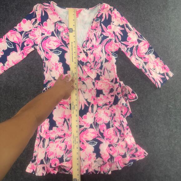 Lilly Pulitzer‎ Rilla Romper Wrap Shorts Size Medium - Picture 4 of 10